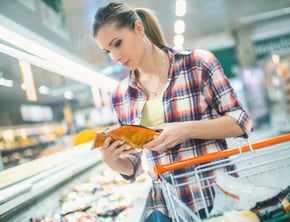 woman shopping at the grocery store