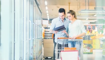 Couple shopping