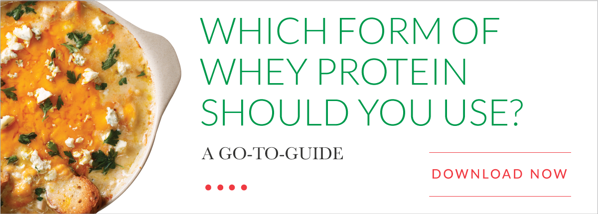 Selecting the Best Whey Protein for a Given Application